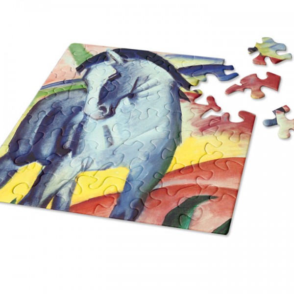 Puzzle Q "Art-04: Blaues Pferd"