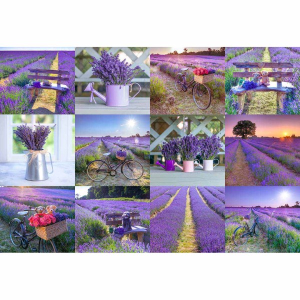 Wooden Puzzle Lavender France (M)