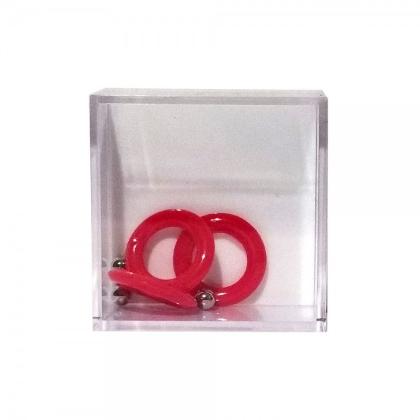 Geduldspiel "Rote Ringe"