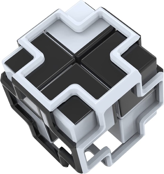 Fidget IQ Puzzle Cube Schwarz/Weiß