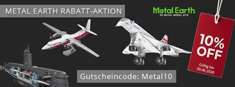 10% Rabatt Metal Earth