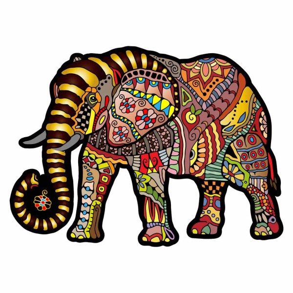 Wooden Puzzle Magic Elephant (L)