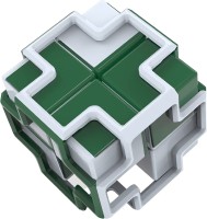 Fidget IQ Puzzle Cube Grün/Weiß