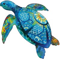 Rainbow Wooden Puzzle Sea Turtel (Meeresschildkröte)