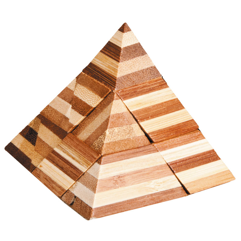 Bambuspuzzle "Pyramide"