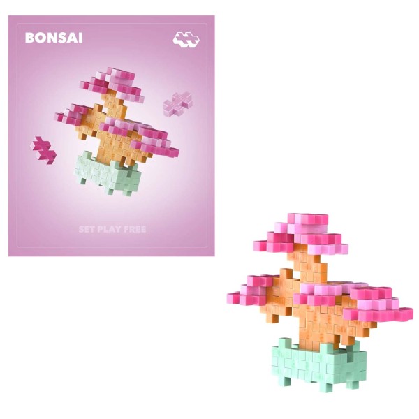 Plus-Plus Mini Basic: Blissful Bonsai - 36 Bausteine