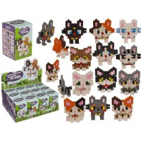 Bausatz-Set 12 Kätzchen (Mini-Klemmbausteine)