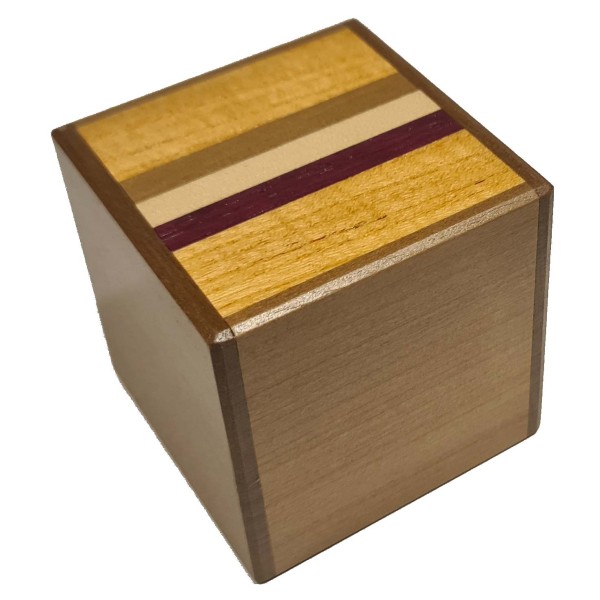 Himitsu Bako 2 Sun Cube 7 Steps Walnut Wood