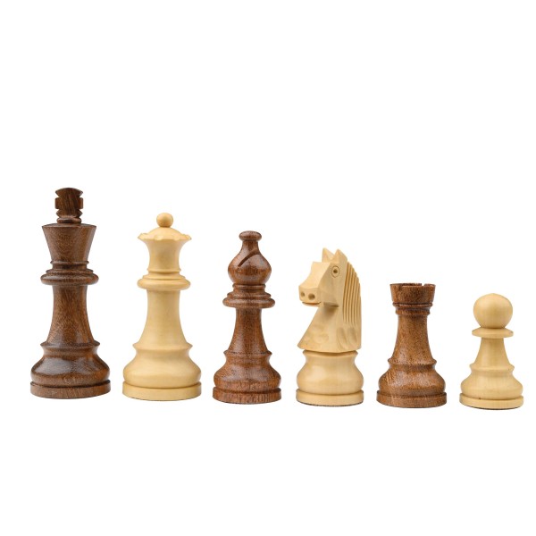 Schachfiguren Sigismund, Königshöhe 78 mm, gewichtet