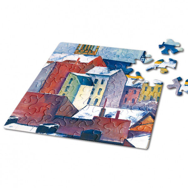 Puzzle Q "Art-02: Bonner Marienkirche im Schnee"