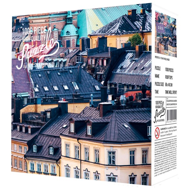High Quality Puzzle "Rooftops" (1000 Teile)