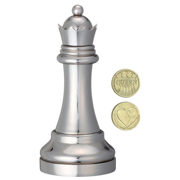 Cast Chess Silver Queen (Dame) (Refurbished)
