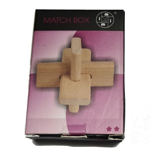 Match Box Puzzle Kreuz