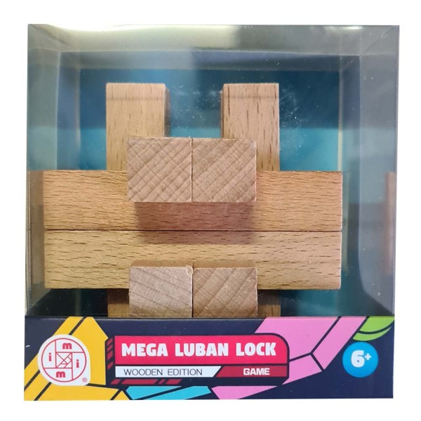 Mega Luban Lock Puzzle "Balkenkonstrukt"