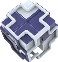 Fidget IQ Puzzle Cube Violett/Weiß