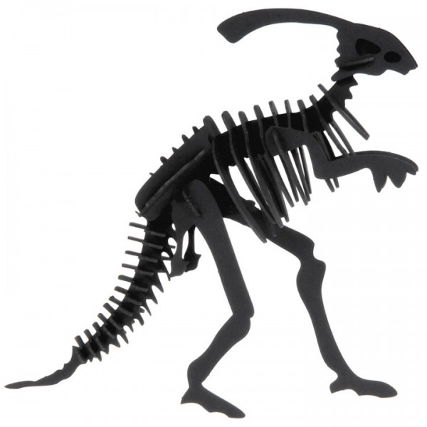 3D Papiermodell Parasaurolophus