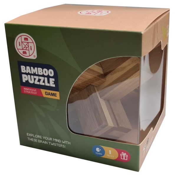 Bamboo Puzzle Doppelkreuz