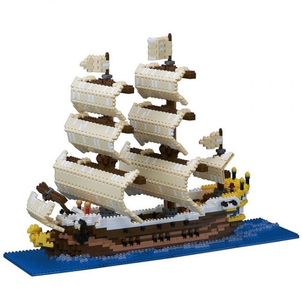 Nanoblock: Segelschiff