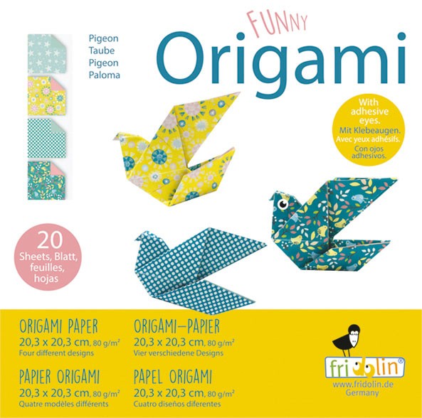 Funny Origami 20x20: Tauben