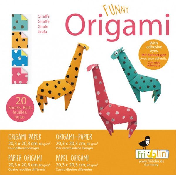 Funny Origami 20x20: Giraffen