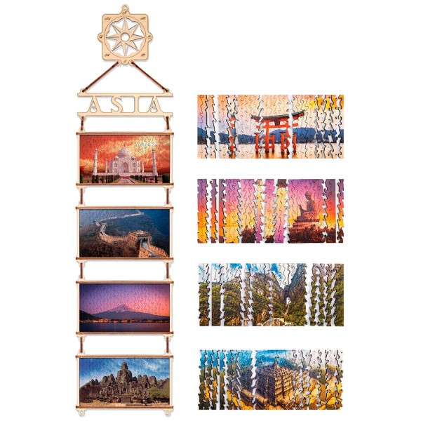 Double Sided Puzzle: Asien