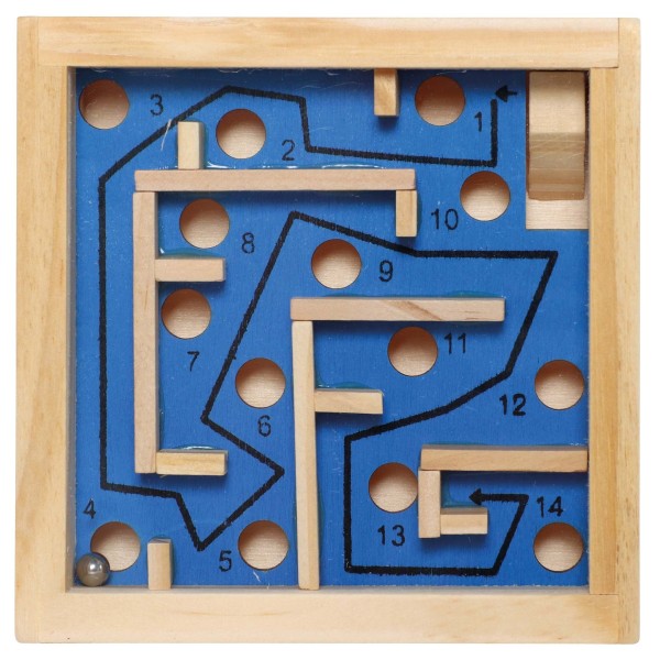 Labyrinthspiel blaues Labyrinth