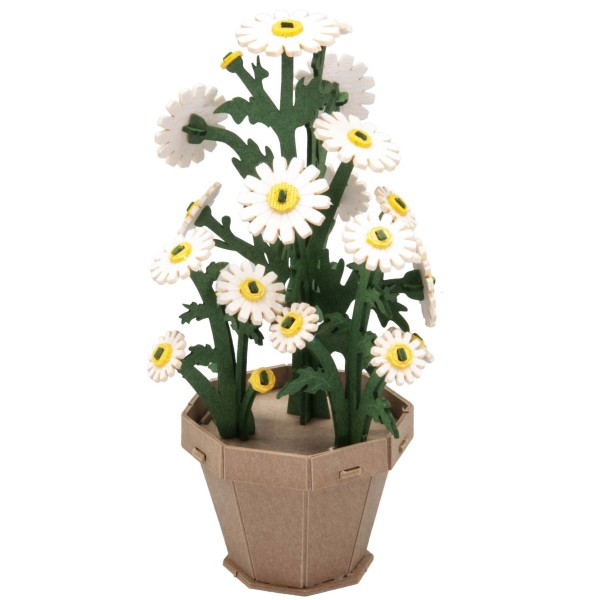 3D Papiermodell Margeriten