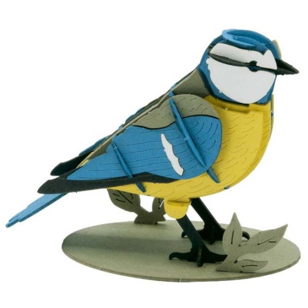 3D Papiermodell Blaumeise