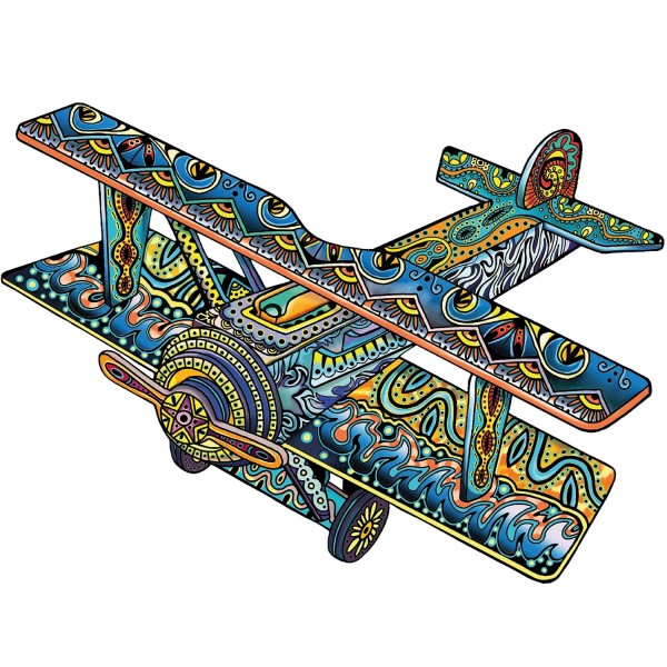 Rainbow Wooden Puzzle Double-Decker (Doppeldecker)