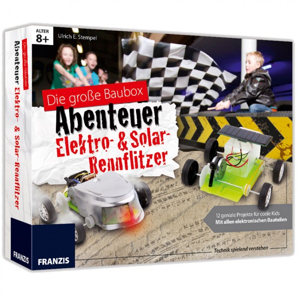 Franzis: Baubox Elektro -& Solar- Rennflitzer