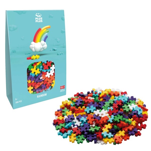 Plus-Plus Mini Basic: Rainbox - 300 Steine