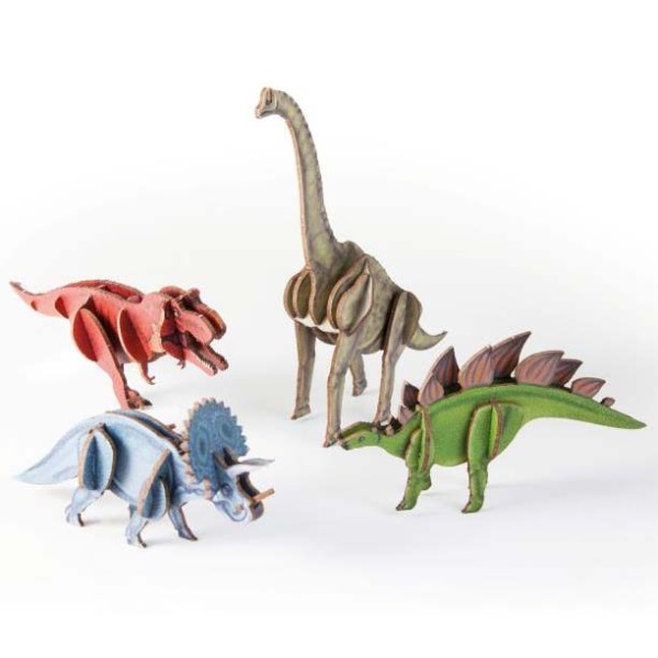 3D Bastelset "Dinosaurier"