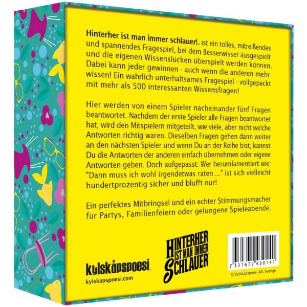 Hinterher ist man immer schlauer Kylskapspoesi 430141