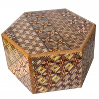 Himitsu Bako Hexagon 6 Steps Yosegi