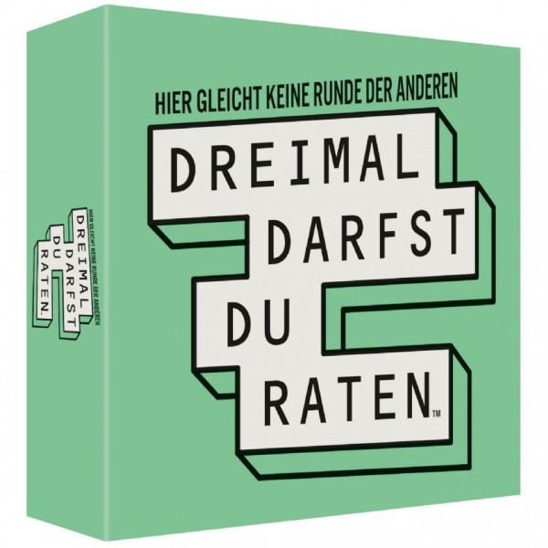 Dreimal darfst du raten