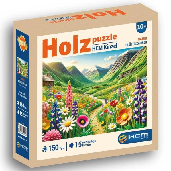 Holzpuzzle - Blütenzauber 150 Teile