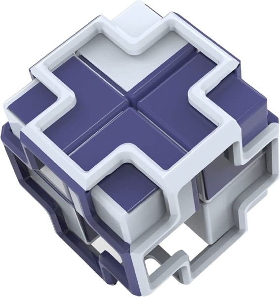 Fidget IQ Puzzle Cube Violett/Weiß