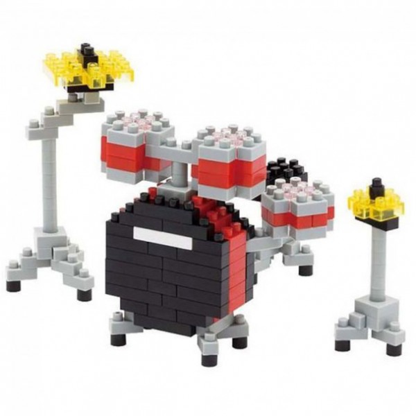 Nanoblock: Drum Set Rot
