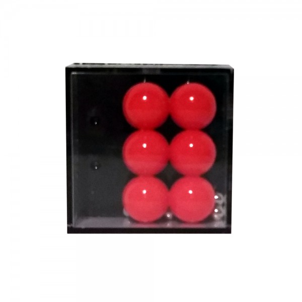 Geduldspiel "6 rote Bälle"