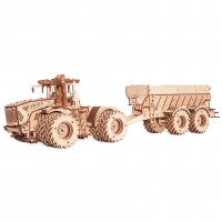 Eco Wood Art: Kirovets K-7M Sparpaket (Traktor + Trailer)